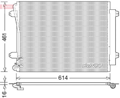 Condenser, air conditioning DENSO DCN32011