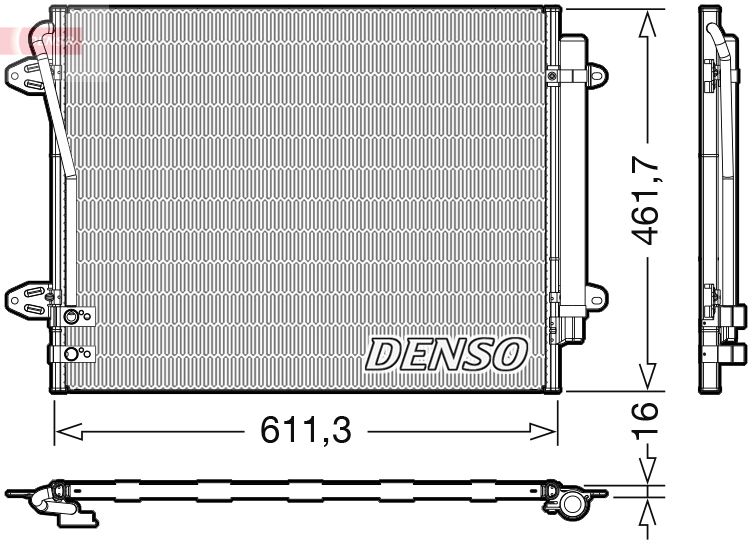 DENSO DCN32012 Condenser, air conditioning