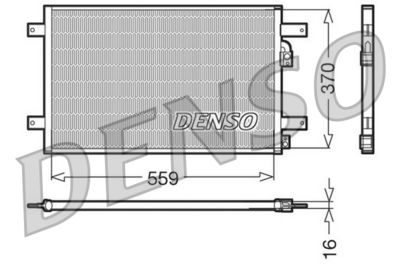 Condenser, air conditioning DENSO DCN32014