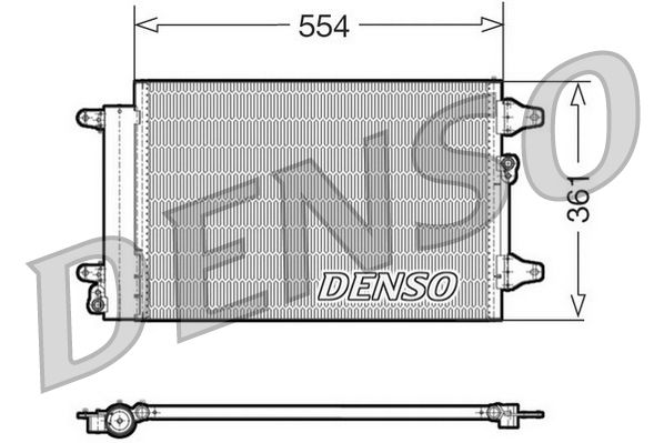 DENSO DCN32015 Condenser, air conditioning