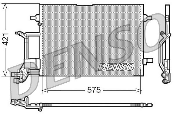 DENSO DCN32016 Condenser, air conditioning
