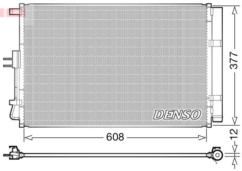 DENSO DCN43003 Condenser, air conditioning