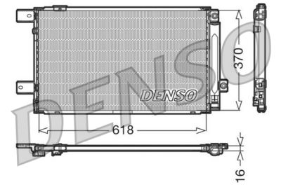 Condenser, air conditioning DENSO DCN50005
