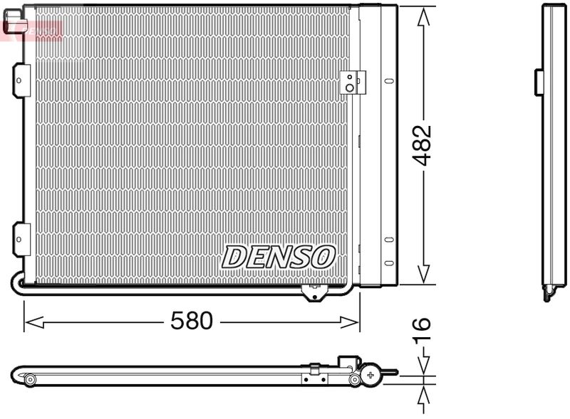 DENSO DCN99061 Condenser, air conditioning