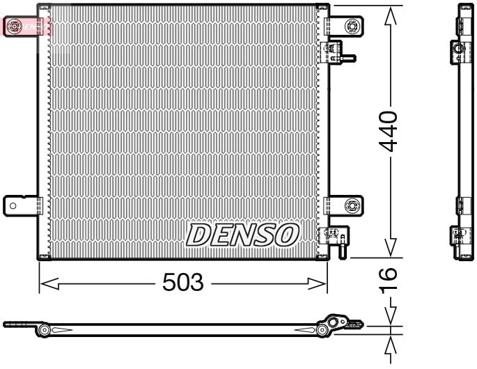 DENSO DCN99066 Condenser, air conditioning