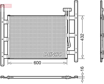 Condenser, air conditioning DENSO DCN99067
