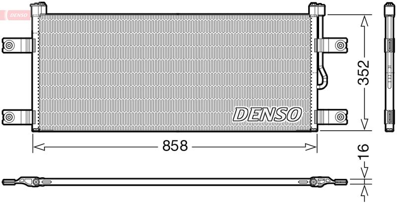 DENSO DCN99069 Condenser, air conditioning