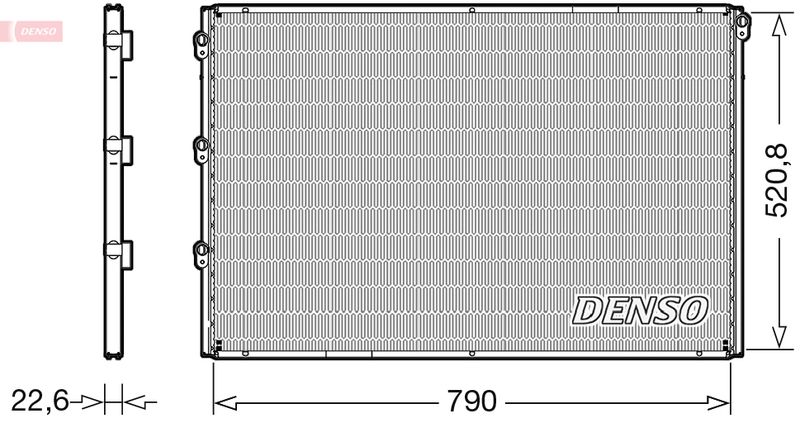 DENSO DCN99078 Condenser, air conditioning