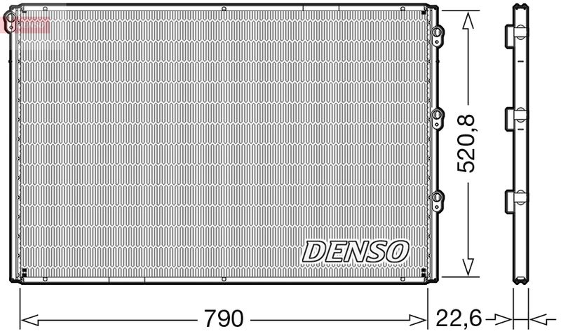 DENSO DCN99079 Condenser, air conditioning