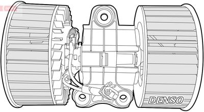 Interior Blower DENSO DEA05004