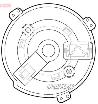 Interior Blower DENSO DEA09020