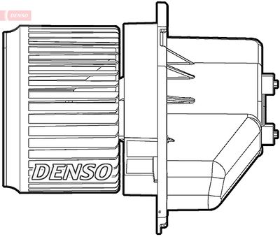 Interior Blower DENSO DEA13004