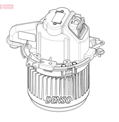 Interior Blower DENSO DEA23023