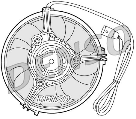 DENSO DER02001 Fan, engine cooling