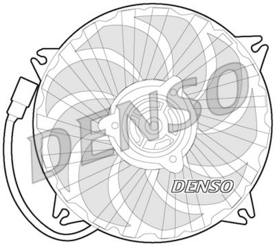 Fan, engine cooling DENSO DER07007