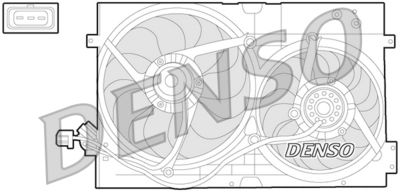 Fan, engine cooling DENSO DER32010