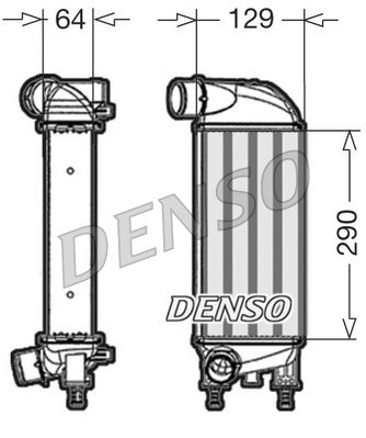DENSO DIT09110 Charge Air Cooler