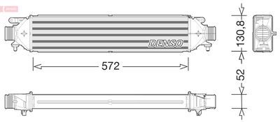 Charge Air Cooler DENSO DIT09122
