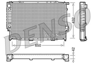 Radiator, engine cooling DENSO DRM05054