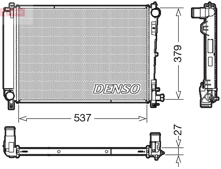 DENSO DRM06003 Radiator, engine cooling