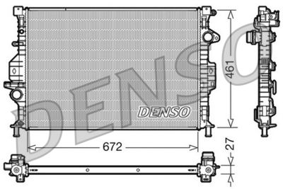 Radiator, engine cooling DENSO DRM10069