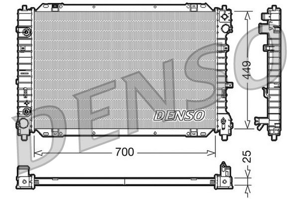 DENSO DRM10089 Radiator, engine cooling