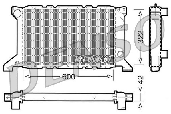 DENSO DRM10098 Radiator, engine cooling