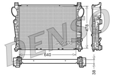 Radiator, engine cooling DENSO DRM17094