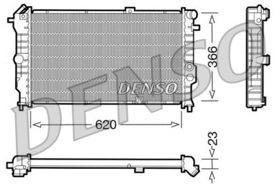 Radiator, engine cooling DENSO DRM20020
