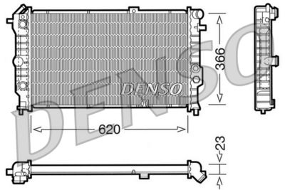 Radiator, engine cooling DENSO DRM20022