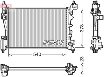 Radiator, engine cooling DENSO DRM20046