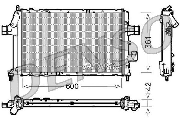 DENSO DRM20085 Radiator, engine cooling