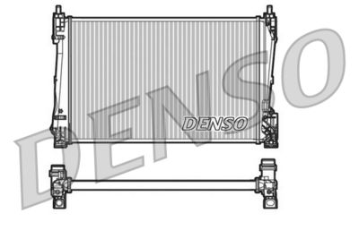 Radiator, engine cooling DENSO DRM20090