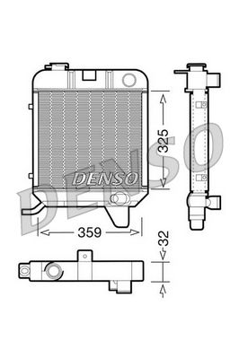 DENSO DRM21040 Radiator, engine cooling
