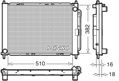 Cooling Module DENSO DRM23104