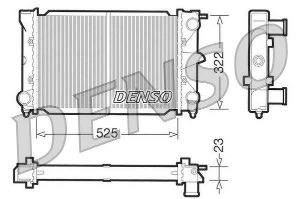 DENSO DRM32003 Radiator, engine cooling