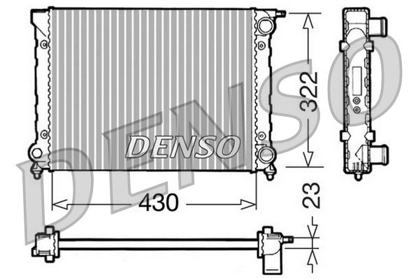 DENSO DRM32004 Radiator, engine cooling