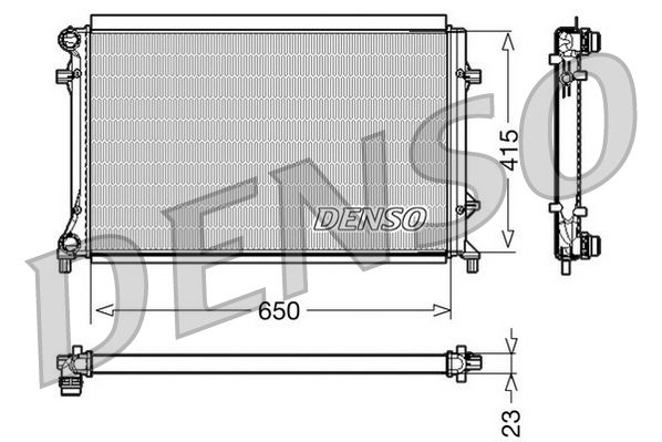 DENSO DRM32018 Radiator, engine cooling
