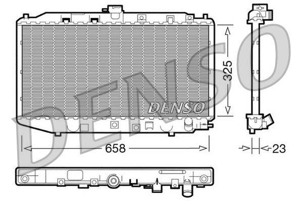 DENSO DRM40002 Radiator, engine cooling