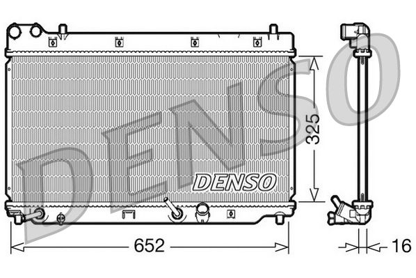 DENSO DRM40014 Radiator, engine cooling