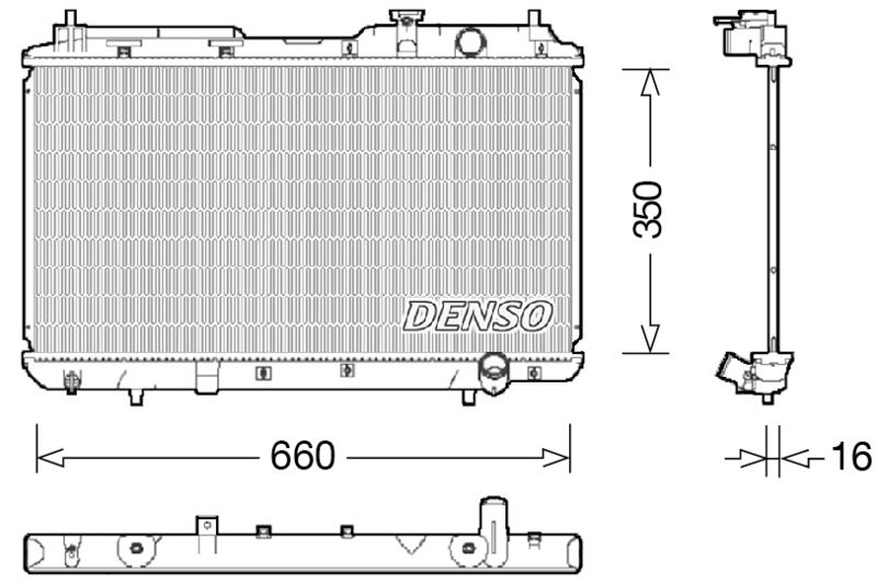 DENSO DRM40034 Radiator, engine cooling