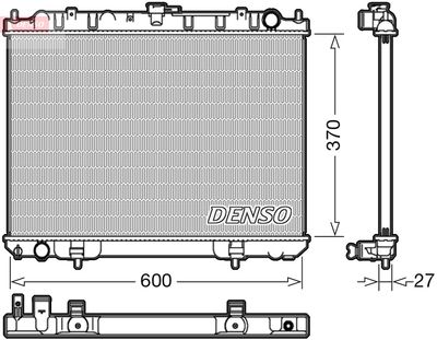 Radiator, engine cooling DENSO DRM46039