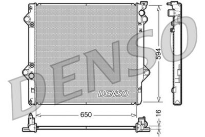 Radiator, engine cooling DENSO DRM50036