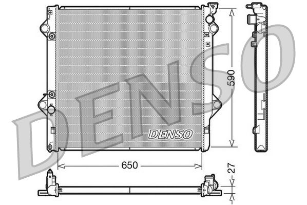 DENSO DRM50047 Radiator, engine cooling