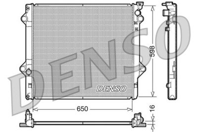 Radiator, engine cooling DENSO DRM50048