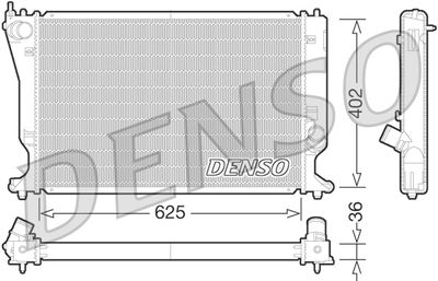Radiator, engine cooling DENSO DRM50073