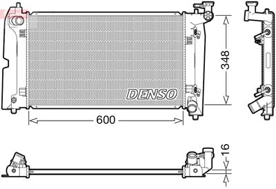 Radiator, engine cooling DENSO DRM50111