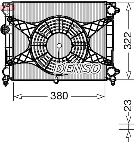 DENSO DRM99010 Cooling Module