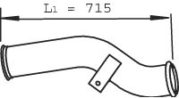 DINEX 21297 Exhaust Pipe