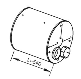 Centre Muffler DINEX 21496